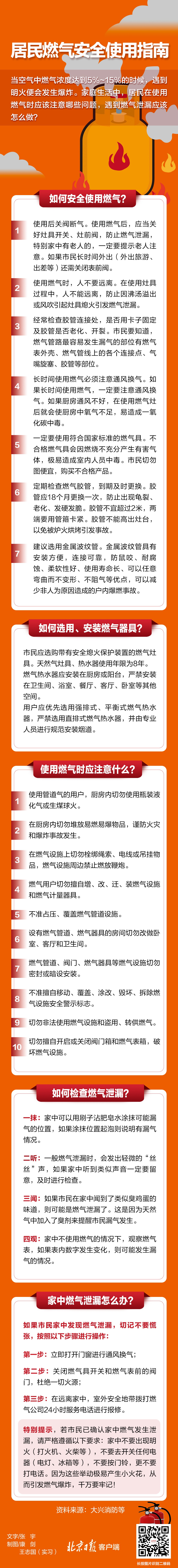 燃氣安全使用指南來了，如何檢查泄漏？一圖讀懂