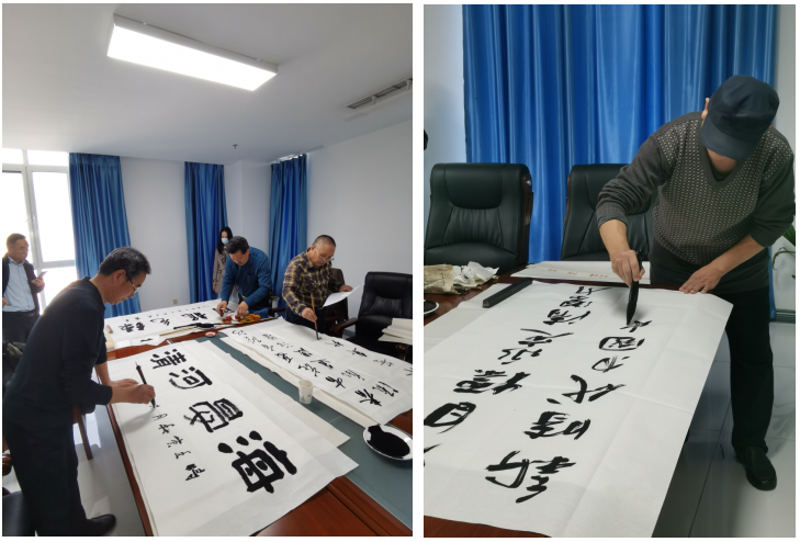 廊坊地區聯合黨支部組織開展“翰墨贊永定，丹青頌黨恩”主題黨日活動